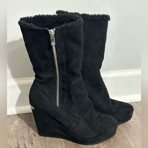 Juicy couture winter heeled boots
